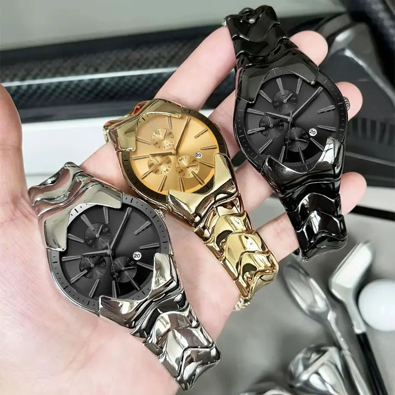 【Dealsforyoudays】Millennium Y2K Style Sports Watch, New Men’S Wormhole Concept Timepiece, High‑End Business Waterproof Men’S Watch