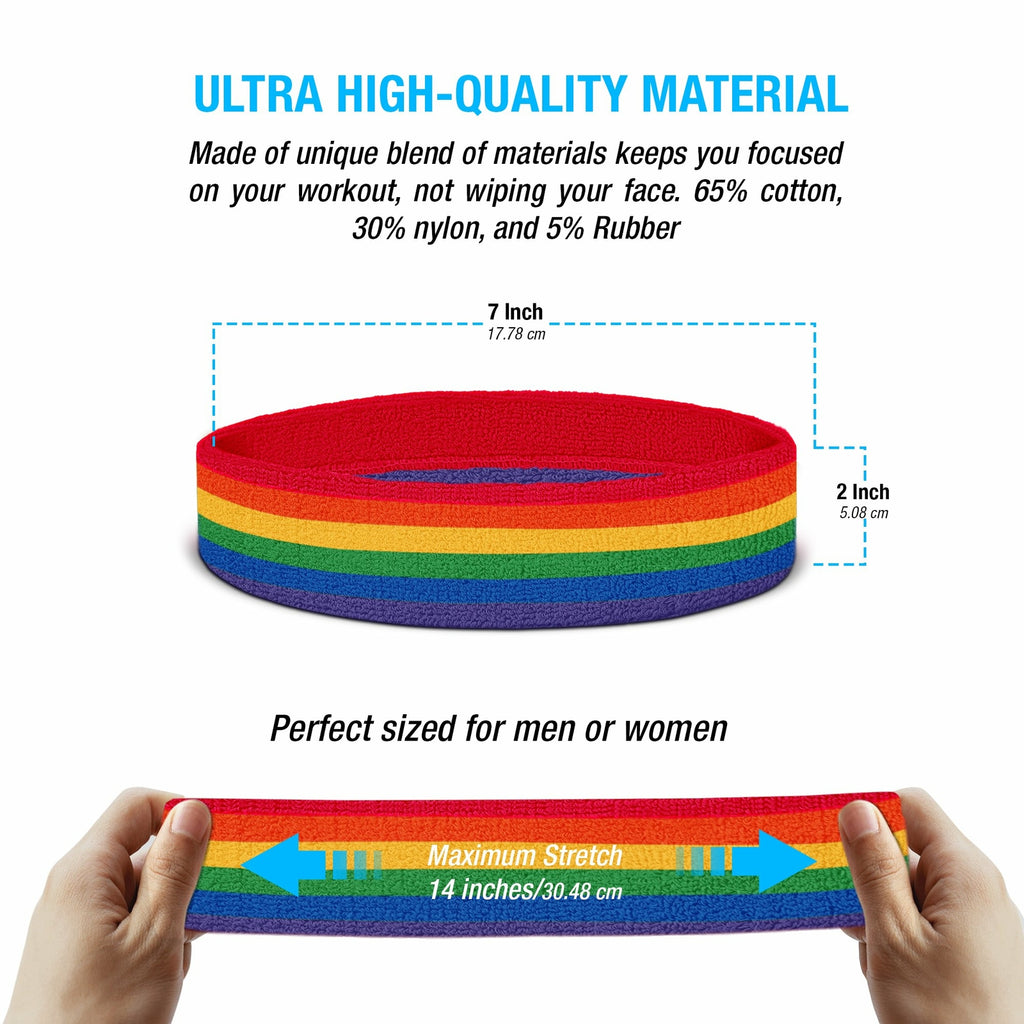 Suddora Rainbow Sweatband/Head