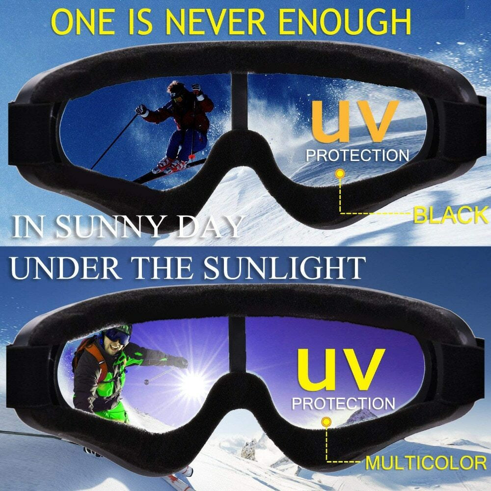 Winter Snow Sport Goggles Ski Snowboard Snowmobile UV Protection Glasses Eyewear