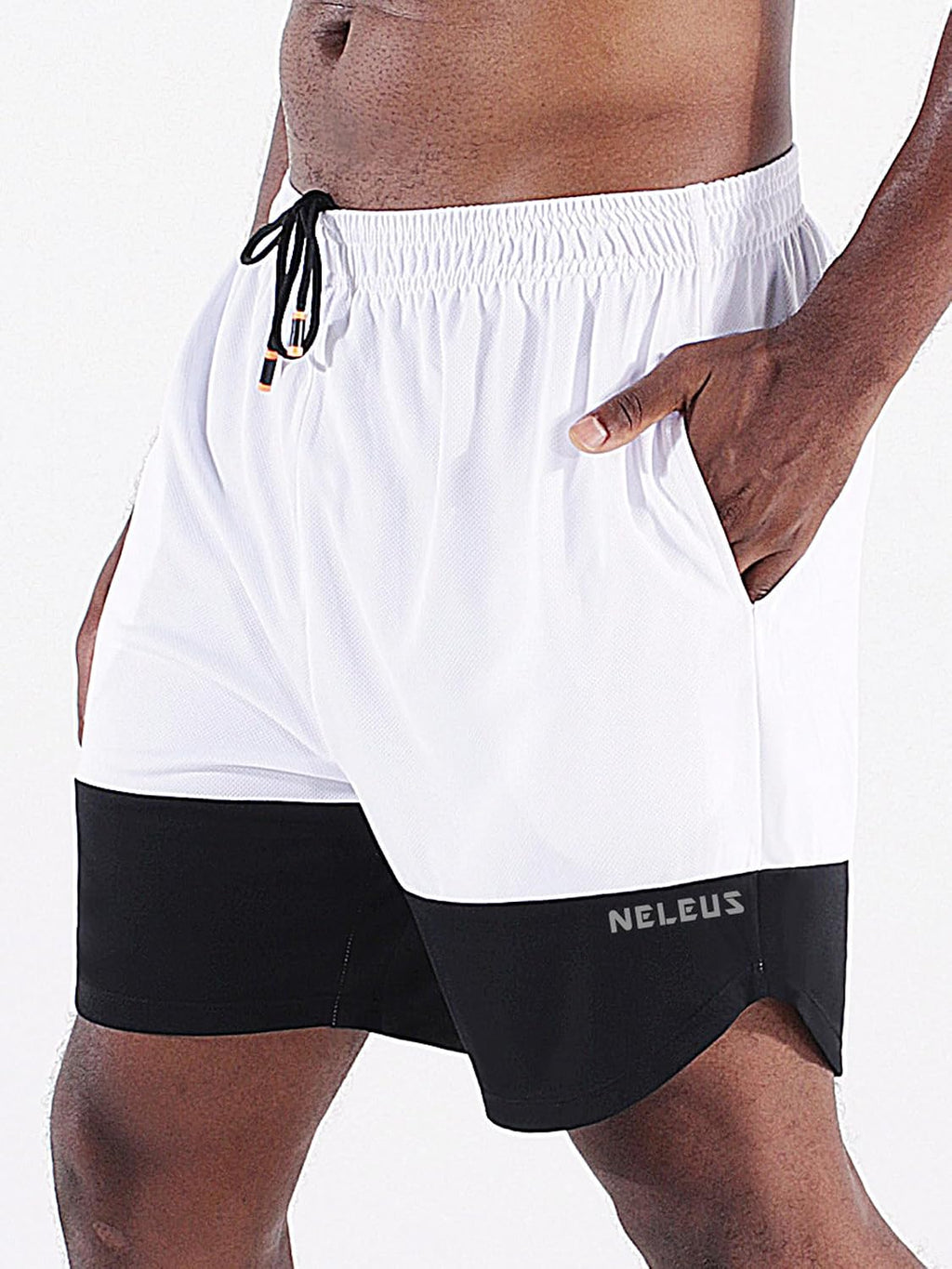 Men'S 2 in 1 Running Shorts with Liner,Dry Fit Workout Shorts with Pockets