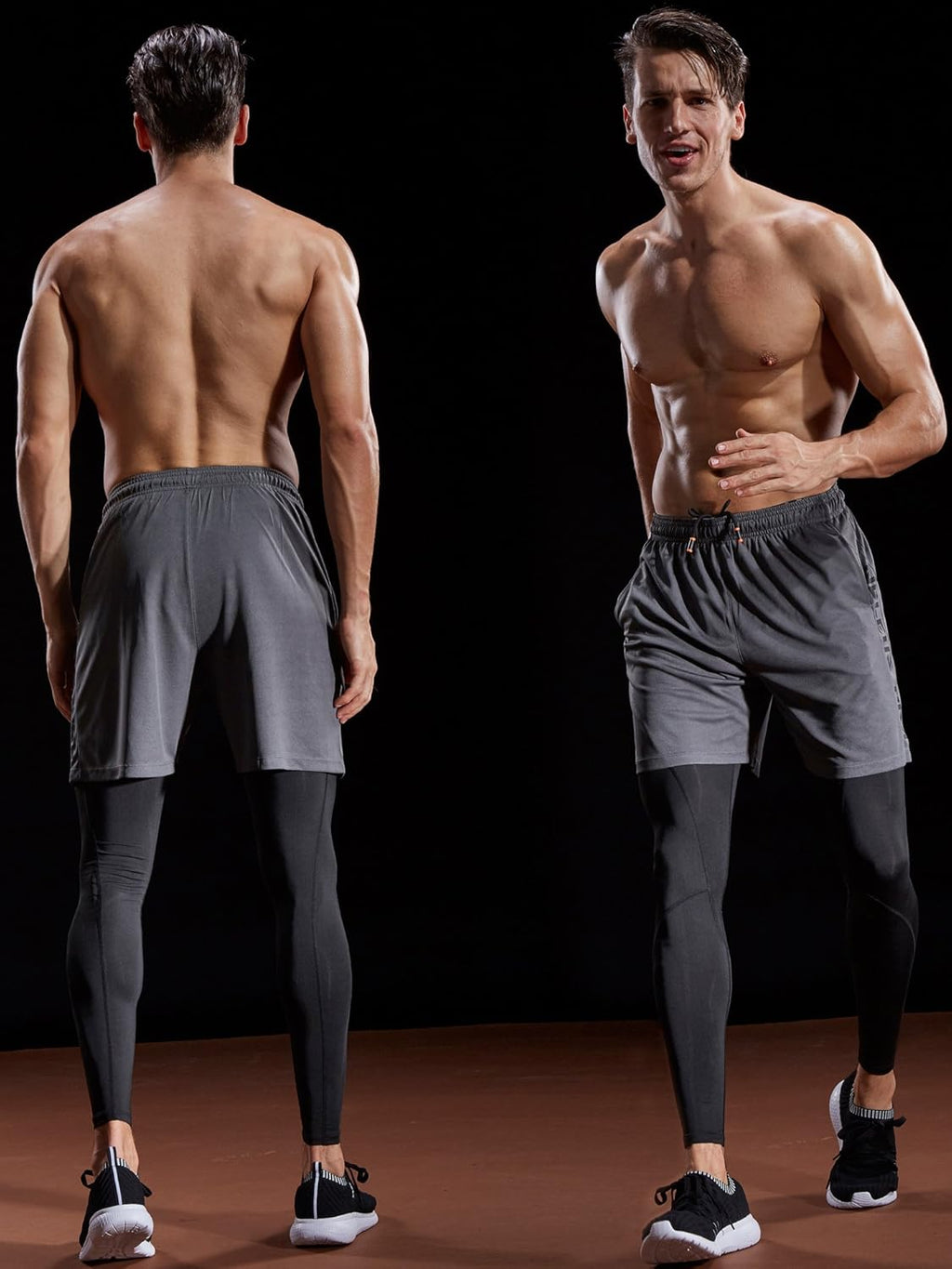 Men'S Lightweight Workout Athletic Shorts with Pockets