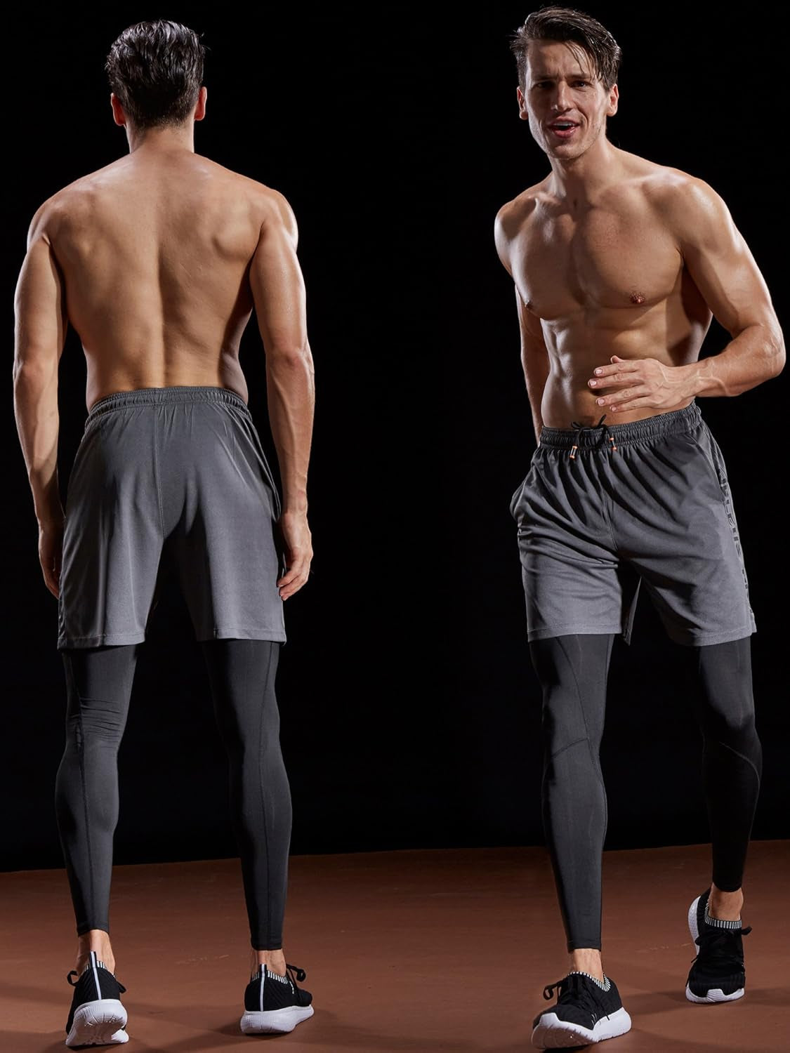 Men'S Lightweight Workout Athletic Shorts with Pockets