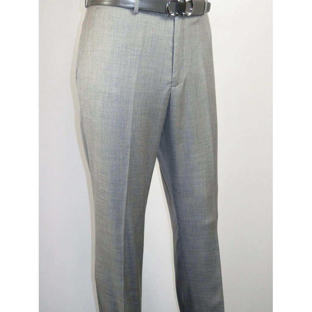 Mens Three Piece Suit Vested  Soft Fabric with Sheen M3090 Stone Gray 3Pc