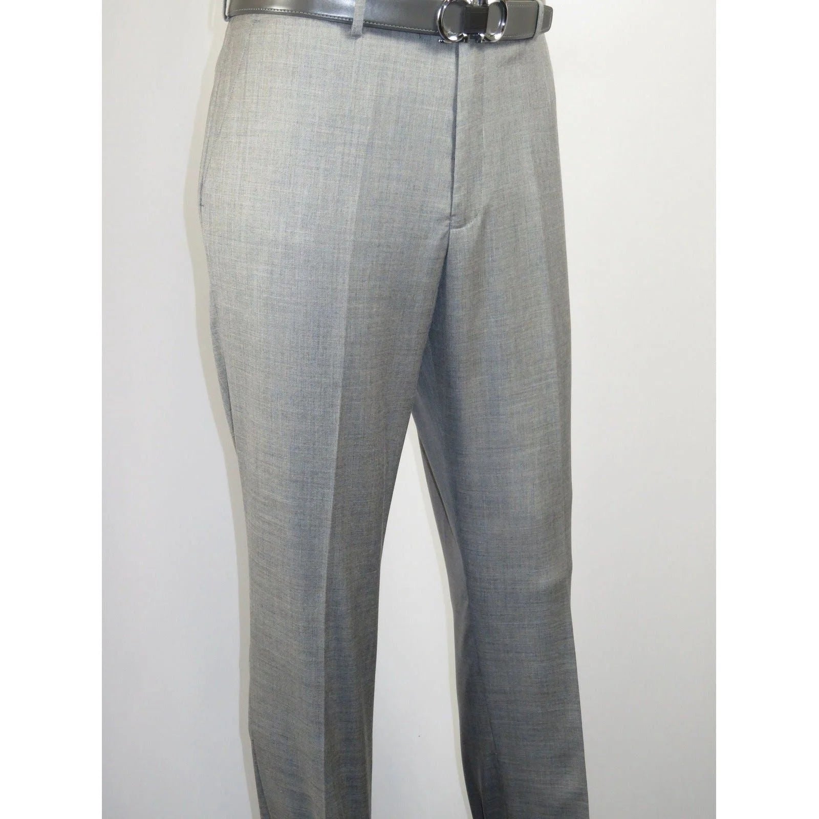 Mens Three Piece Suit Vested  Soft Fabric with Sheen M3090 Stone Gray 3Pc