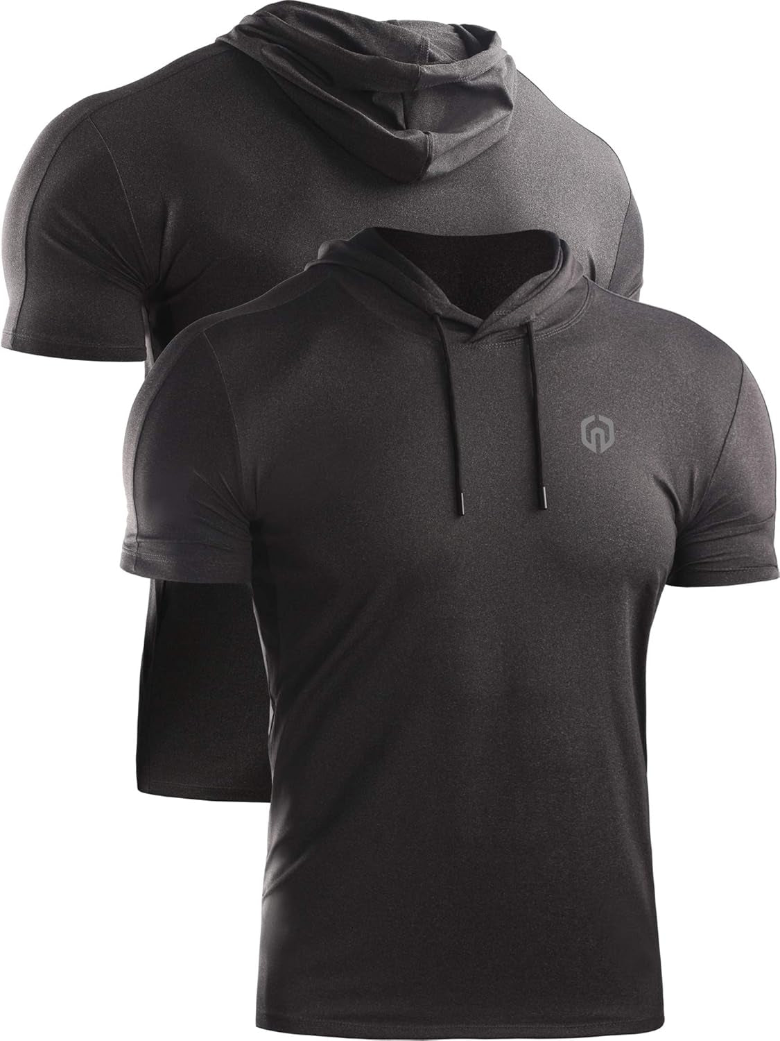 Men'S Dry Fit Performance Athletic Shirt with Hoods