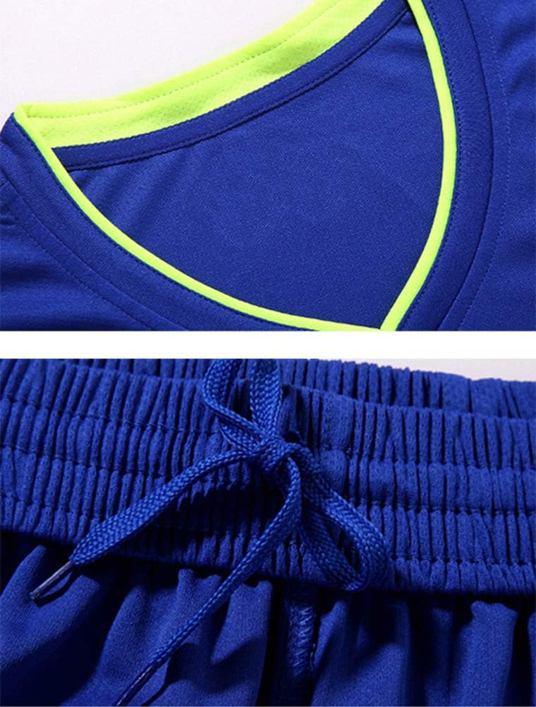 Men'S Casual Tracksuit Short Sleeve Running Jogging Athletic Sports Set Black L