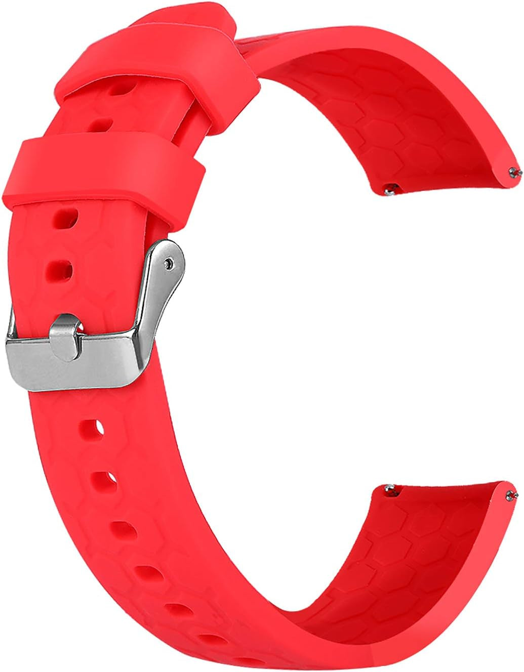 6Pack Bands Compatible with IP67 Waterproof Sports Tracker Watch Replacement Soft Straps Silicone Watch Band Strap with Quick Release Pins for IP67 Fitness Watch Activity Tracker