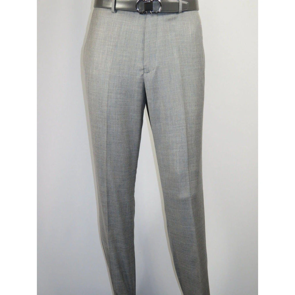 Mens Three Piece Suit Vested  Soft Fabric with Sheen M3090 Stone Gray 3Pc