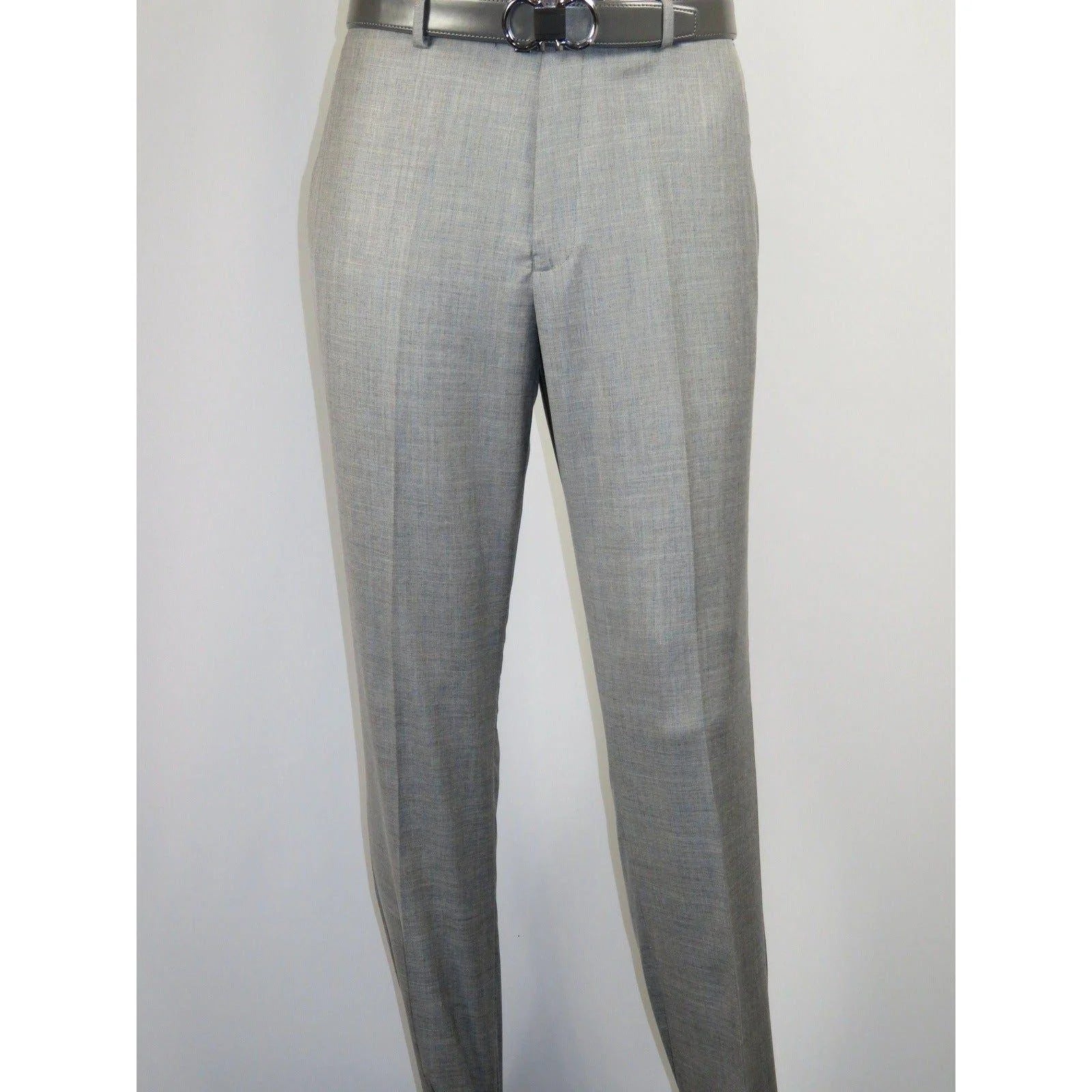 Mens Three Piece Suit Vested  Soft Fabric with Sheen M3090 Stone Gray 3Pc