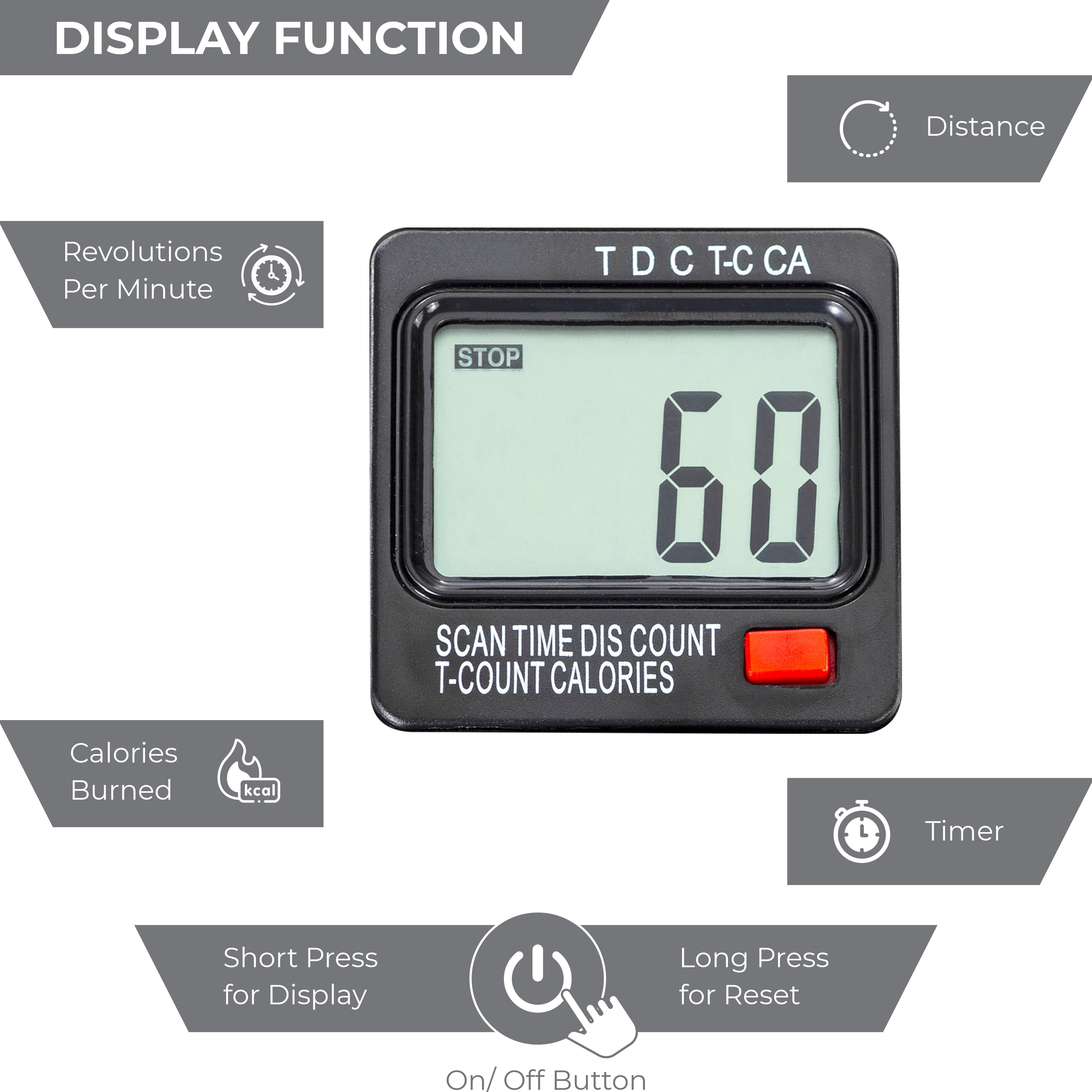 Transform Your Fitness Routine with the Pedal Exercise Mini Cycle Bike - Perfect for Home or Office Workouts, Featuring Digital Display for Tracking Your Progress!