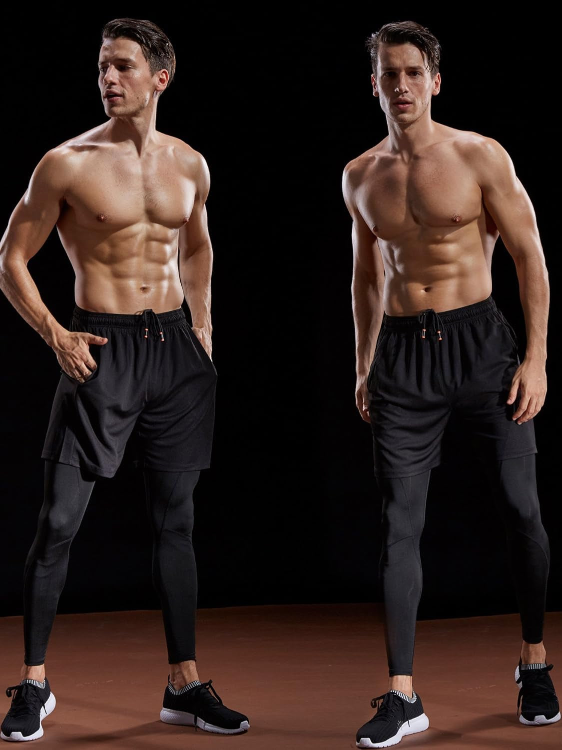 Men'S Lightweight Workout Athletic Shorts with Pockets