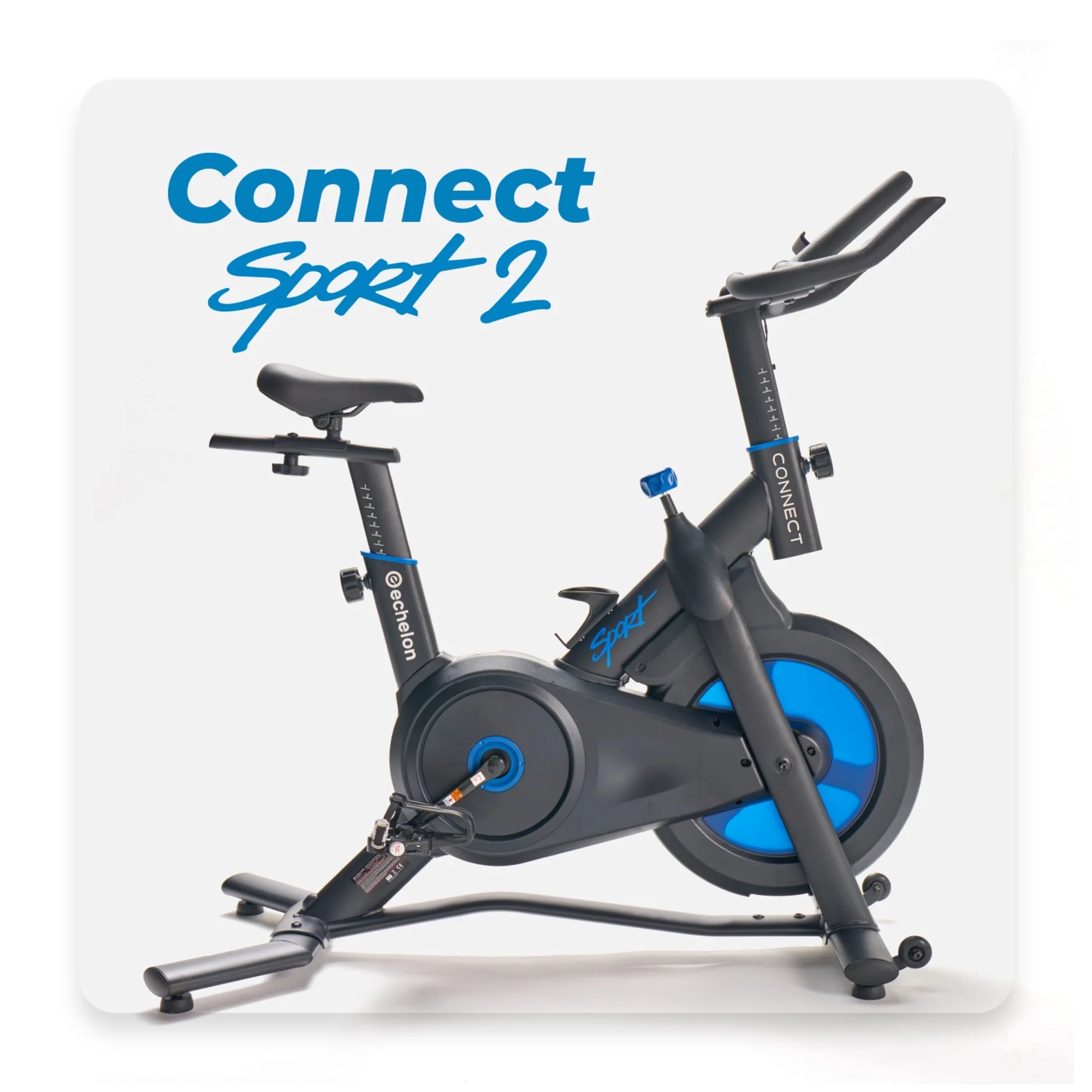 Connect Sport 2 Bike, Indoor Cycling + 30-Day Trial, Compact and Foldable Frame