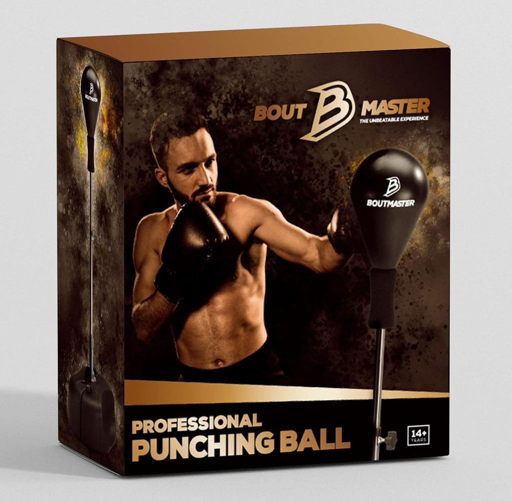 Techtools Punching Bag with Stand, Boxing Bag for Teens & Adults - Height Adjustable - Speed Bag for Training, Boxing Equipment, Stress Relief & Fitness