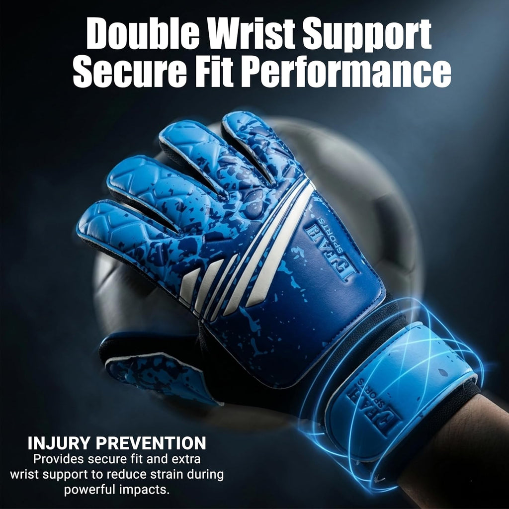Soccer Goalkeeper Gloves for Kids Boys Children Youth Football Goalie Gloves with Strong Grips
