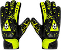 Youth Goalie Gloves with Double Wrist Protection, Non-Slip Latex Material