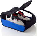 Outdoor Golf Shoes Bags Travel Shoes Bags Zippered Sport Shoes Bag (Blue)