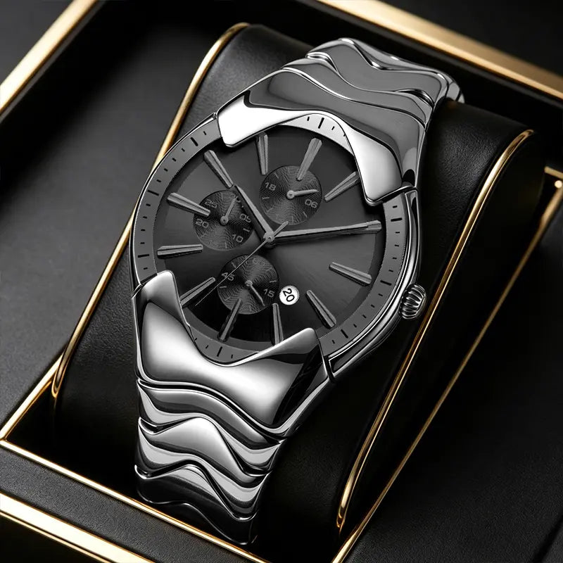 【Dealsforyoudays】Millennium Y2K Style Sports Watch, New Men’S Wormhole Concept Timepiece, High‑End Business Waterproof Men’S Watch