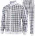 Men'S Casual Tracksuits Long Sleeve Jogging Suits Sweatsuit Sets Track Jackets and Pants 2 Piece Outfit