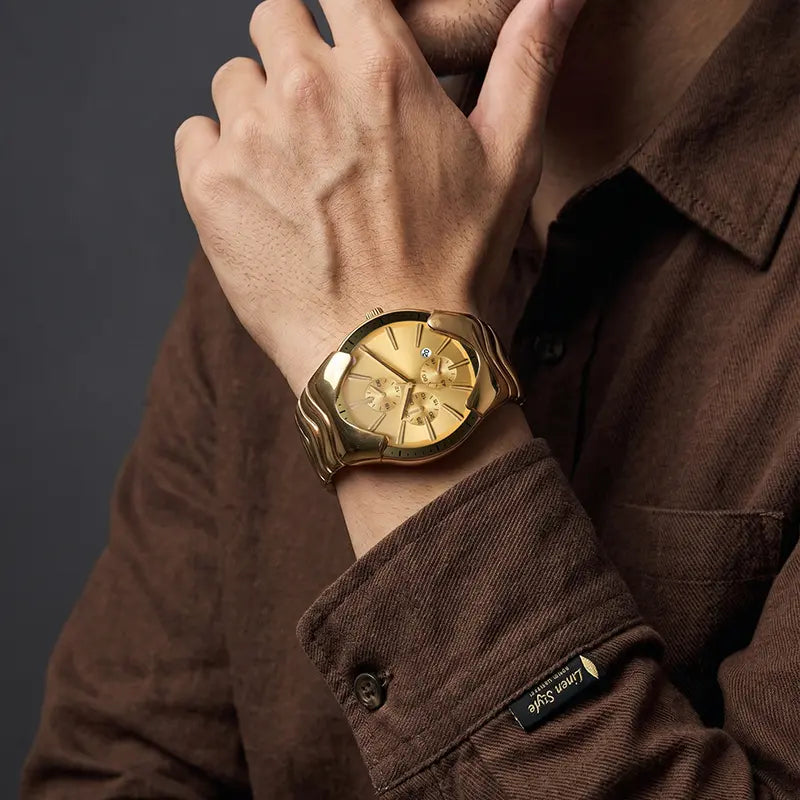 【Dealsforyoudays】Millennium Y2K Style Sports Watch, New Men’S Wormhole Concept Timepiece, High‑End Business Waterproof Men’S Watch