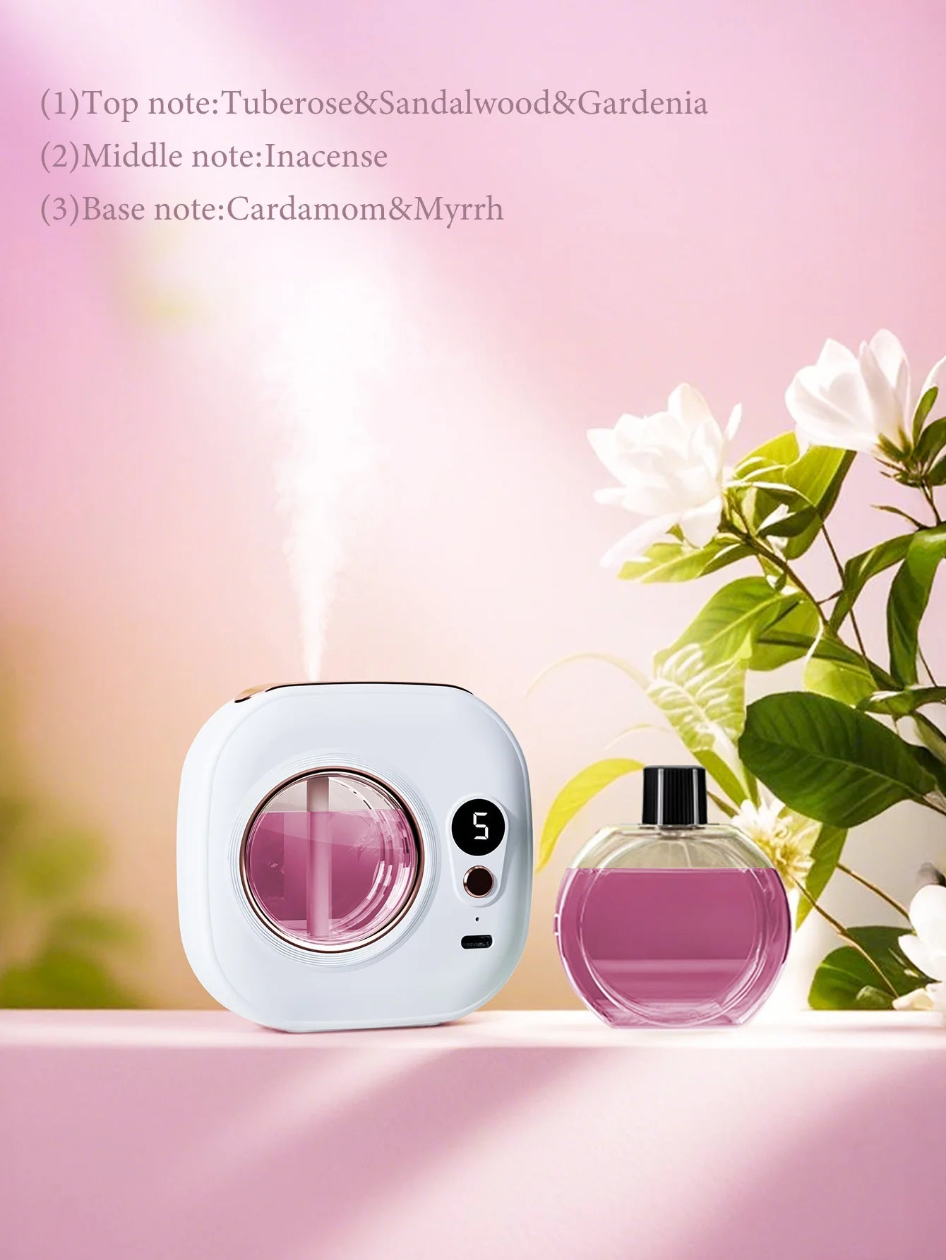 Rechargeable Automatic Aroma Diffuser, Essential Oil Diffuser, Aroma Essential Oil, Hotel Bathroom Aroma Machine Gift