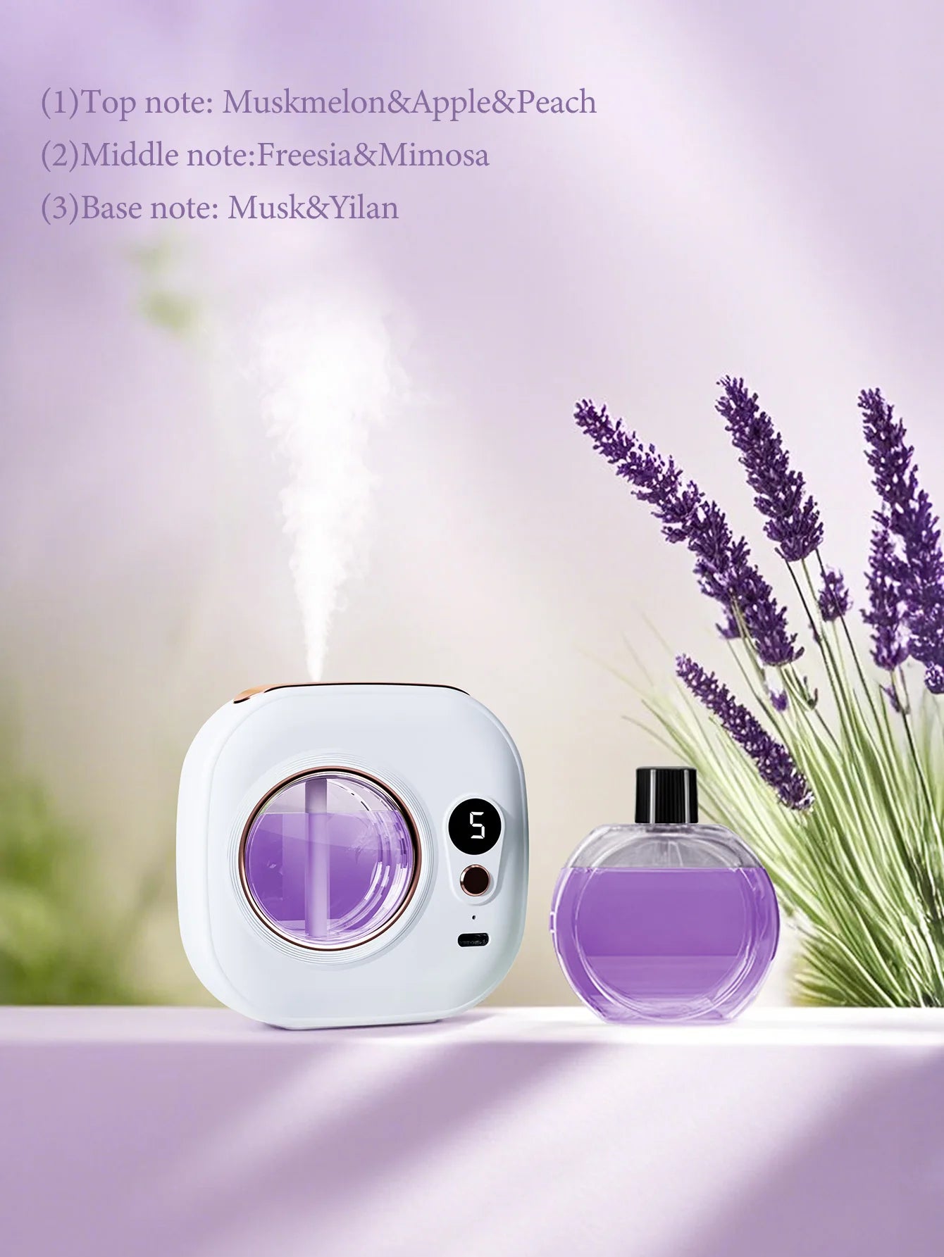 Rechargeable Automatic Aroma Diffuser, Essential Oil Diffuser, Aroma Essential Oil, Hotel Bathroom Aroma Machine Gift