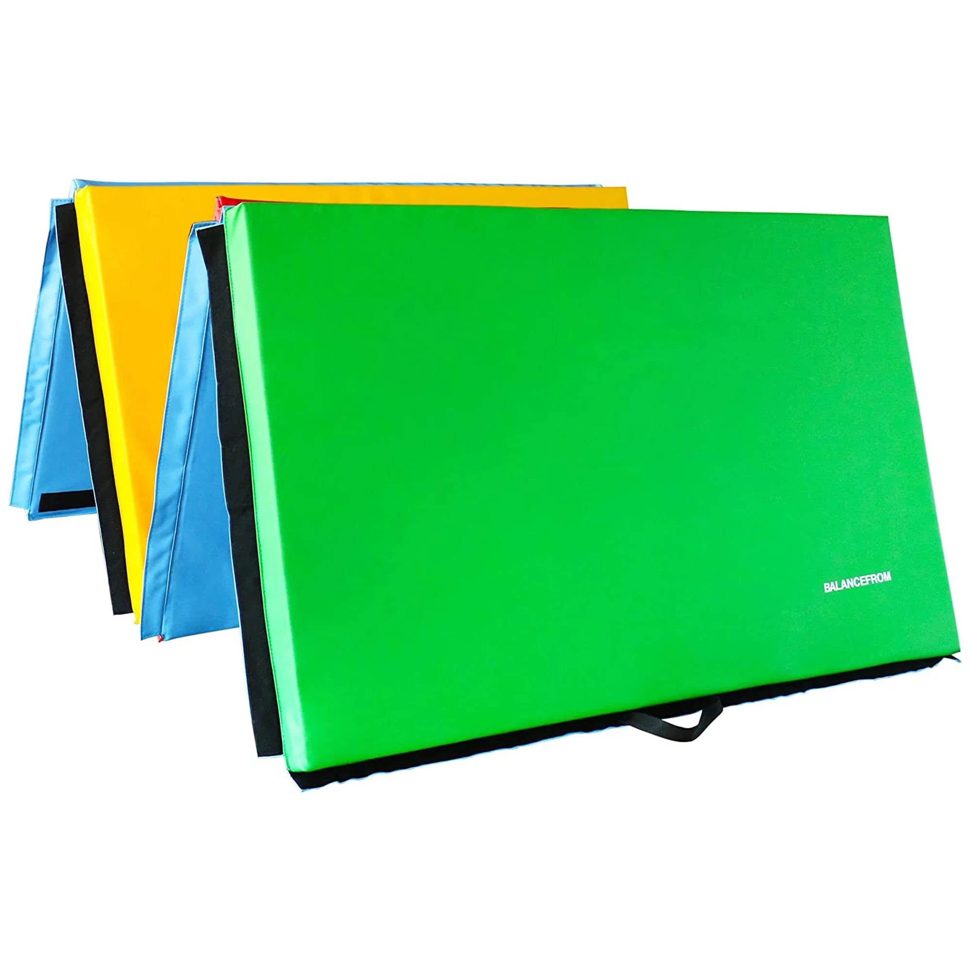 10Ft X 4Ft X 2In 4-Panel All-Purpose Folding Gymnastics Mat, Multicolored