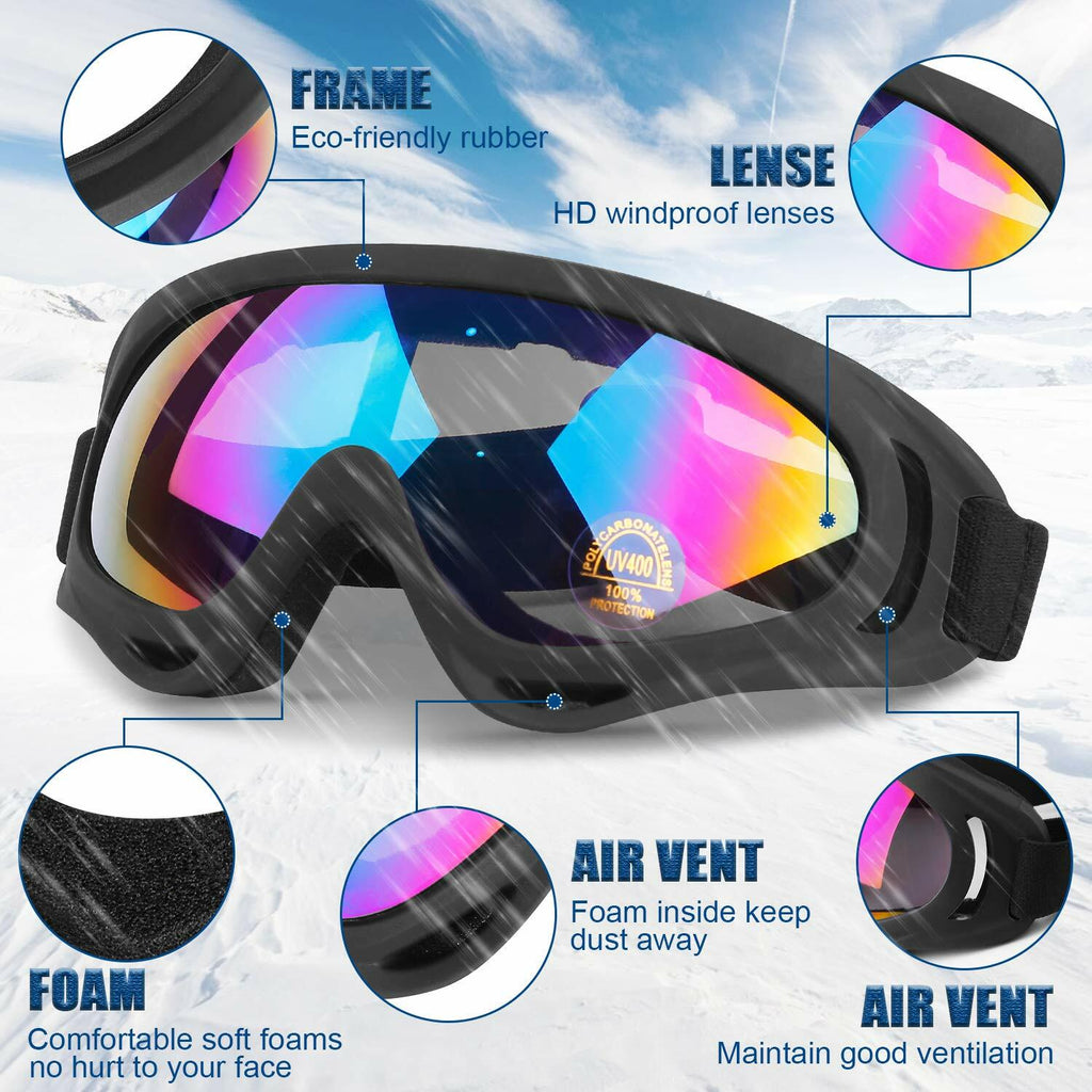 Winter Snow Sport Goggles Ski Snowboard Snowmobile UV Protection Glasses Eyewear
