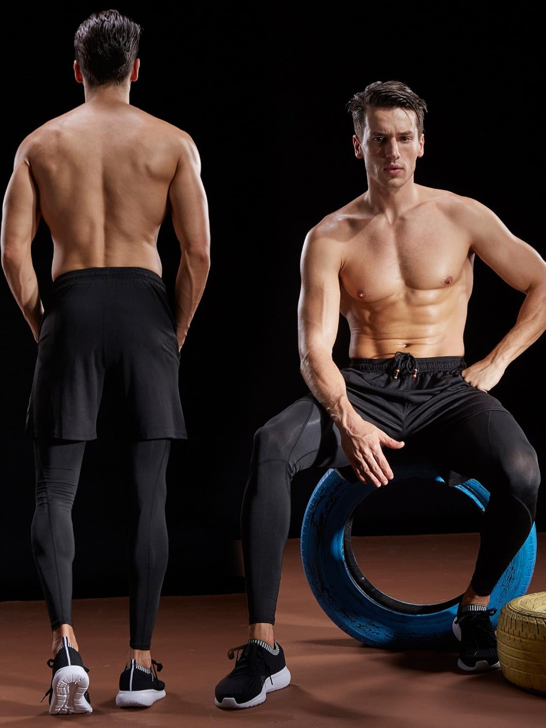 Men'S Lightweight Workout Athletic Shorts with Pockets