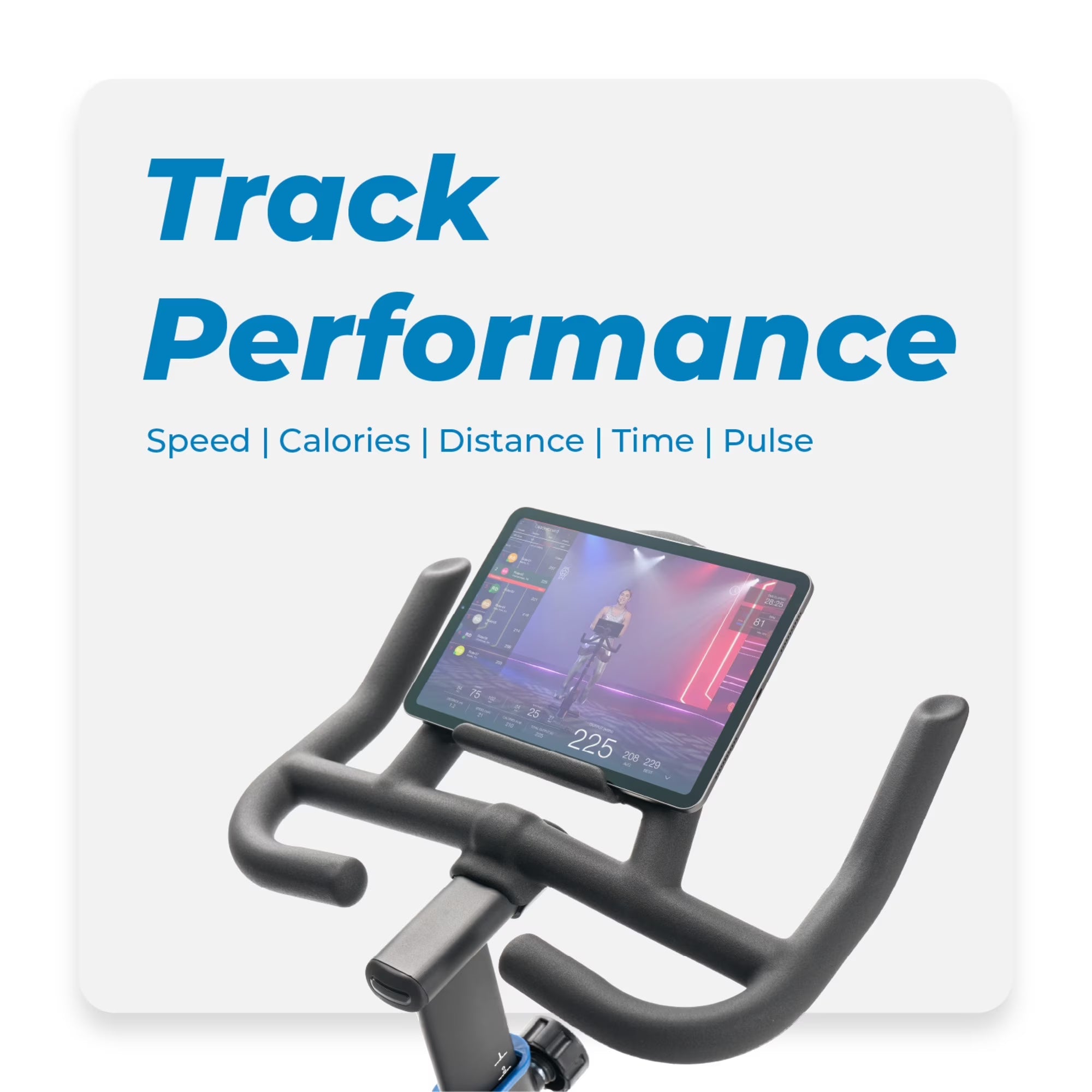 Connect Sport 2 Bike, Indoor Cycling + 30-Day Trial, Compact and Foldable Frame
