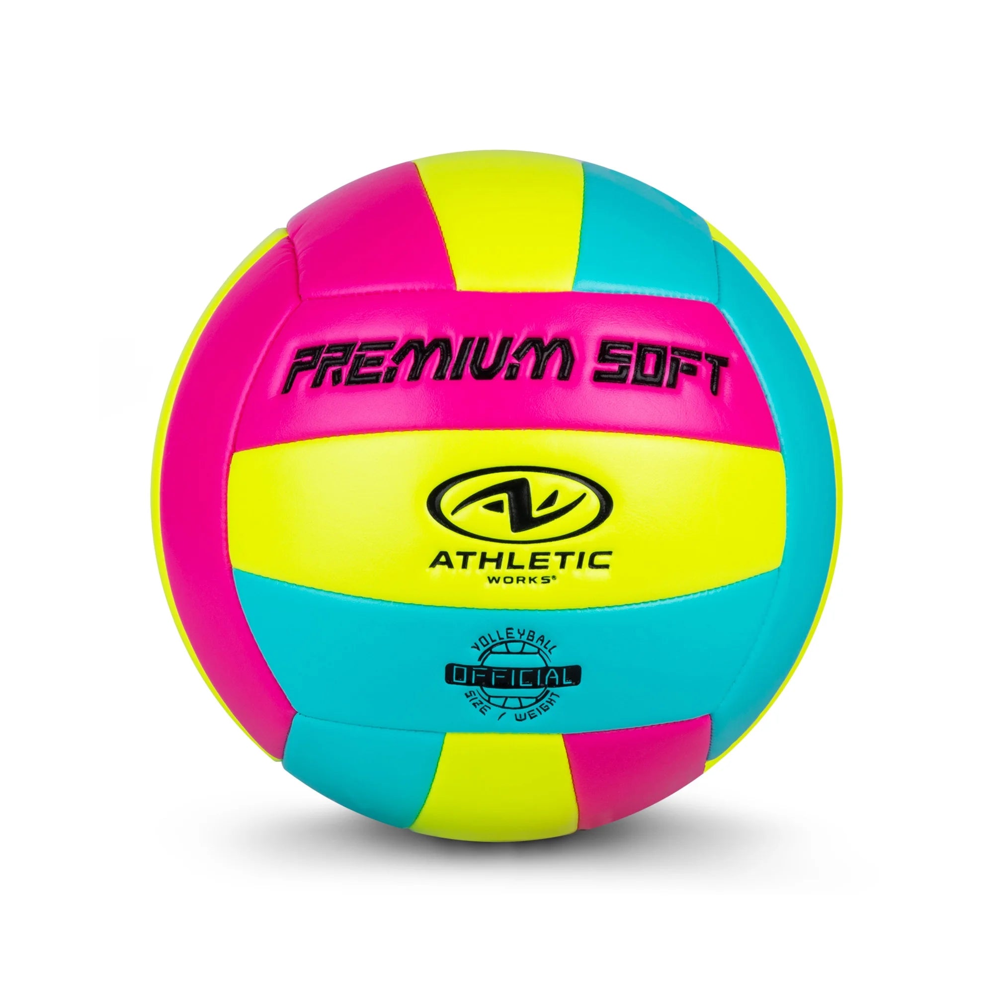 (6 Pack)  Size 5 Premium Soft Volleyball, Blue