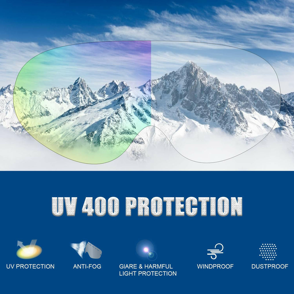 Winter Snow Sport Goggles Ski Snowboard Snowmobile UV Protection Glasses Eyewear